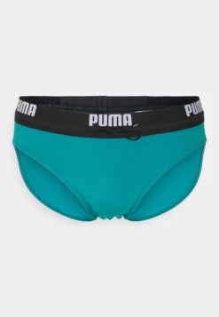 Puma LOGO SWIM BRIEF - Badehose Slip - Teal -Badebekleidungsgeschäft 076b488b14d648b5911a83de69e46604