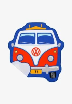 VOLKSWAGEN T1 BULLI BUS - Strandtuch - Rot