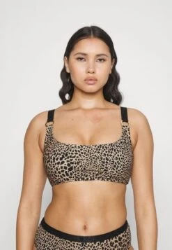 MICHAEL Michael Kors DIAGONAL LOGO RING - Bikini-Top - Bone -Badebekleidungsgeschäft 16c52cc672e443f9bff6e590a7b9e482