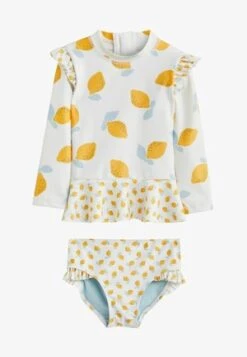 Marks & Spencer 2PC ICE CREAM RASH - Badeanzug - Yellow -Badebekleidungsgeschäft 22c23fad367c487e8cfb151e4d55d80a