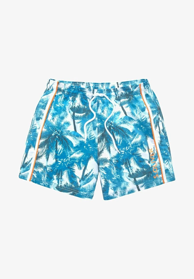 S.Oliver Badeshorts - Blau Weiß 4 S.Oliver Badeshorts - Blau Weiß – Bild 2