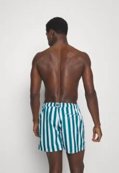 BORG PRINT SWIM - Badeshorts - Hellblau -Badebekleidungsgeschäft 26da8f7a245f4bbe9ad70dda920d3a13