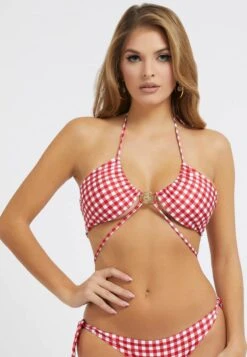 Guess MIT GINGHAM-KARO - Bikini-Top - Rot Merf -Badebekleidungsgeschäft 2bc894397bb9411a9c91aed14bb5202d 1