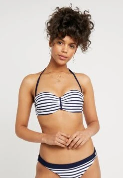 VENICE BEACH Bikini-Top - White/navy