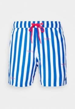 BORG PRINT SWIM - Badeshorts - Hellblau -Badebekleidungsgeschäft 360c38a4ff4b435abb9a007620f89e73