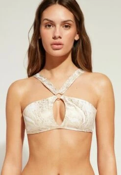 Calzedonia TRIANGEL MIT ABGESTUFTER WATTIERUNG MELBOURNE - Bikini-Top - Gold Marble -Badebekleidungsgeschäft 37f564f4b45f401390ed5a4f584c0e73