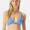 MICHAEL Michael Kors ICONIC SOLIDS - Bikini-Top - Blue