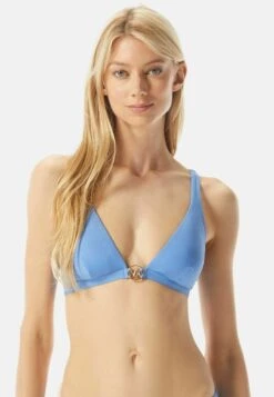 MICHAEL Michael Kors ICONIC SOLIDS - Bikini-Top - Blue -Badebekleidungsgeschäft 43f529cf58674ae7b7be3694dafdd455