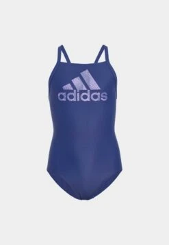 Adidas Sportswear BIG LOGO - Badeanzug - Victory Blue/ Violet Fusion -Badebekleidungsgeschäft 480e372c9b5d41a8b280a840833d2311