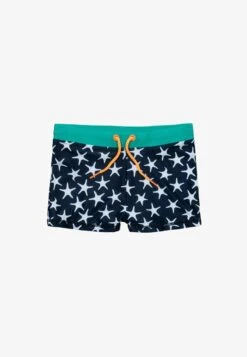 Minoti Badeshorts - Darkblue/ White
