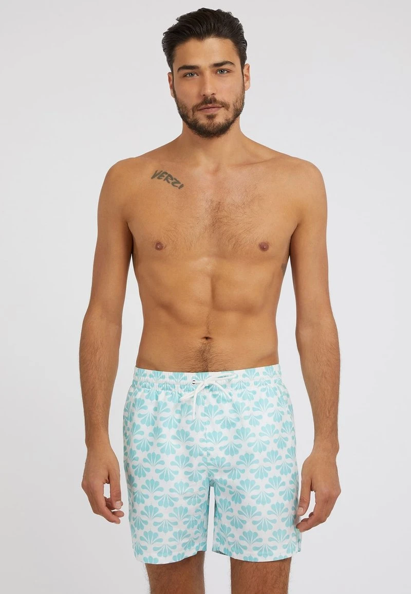 Guess Badeshorts - Mehrfarbig Grundton Blau 6 Guess Badeshorts - Mehrfarbig Grundton Blau – Bild 4