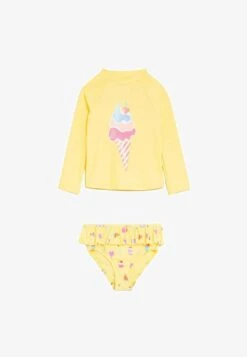 Marks & Spencer 2PC ICE CREAM RASH - Badeanzug - Yellow -Badebekleidungsgeschäft 4c6c431d84d84a6fb19512bd88fdfae0 1