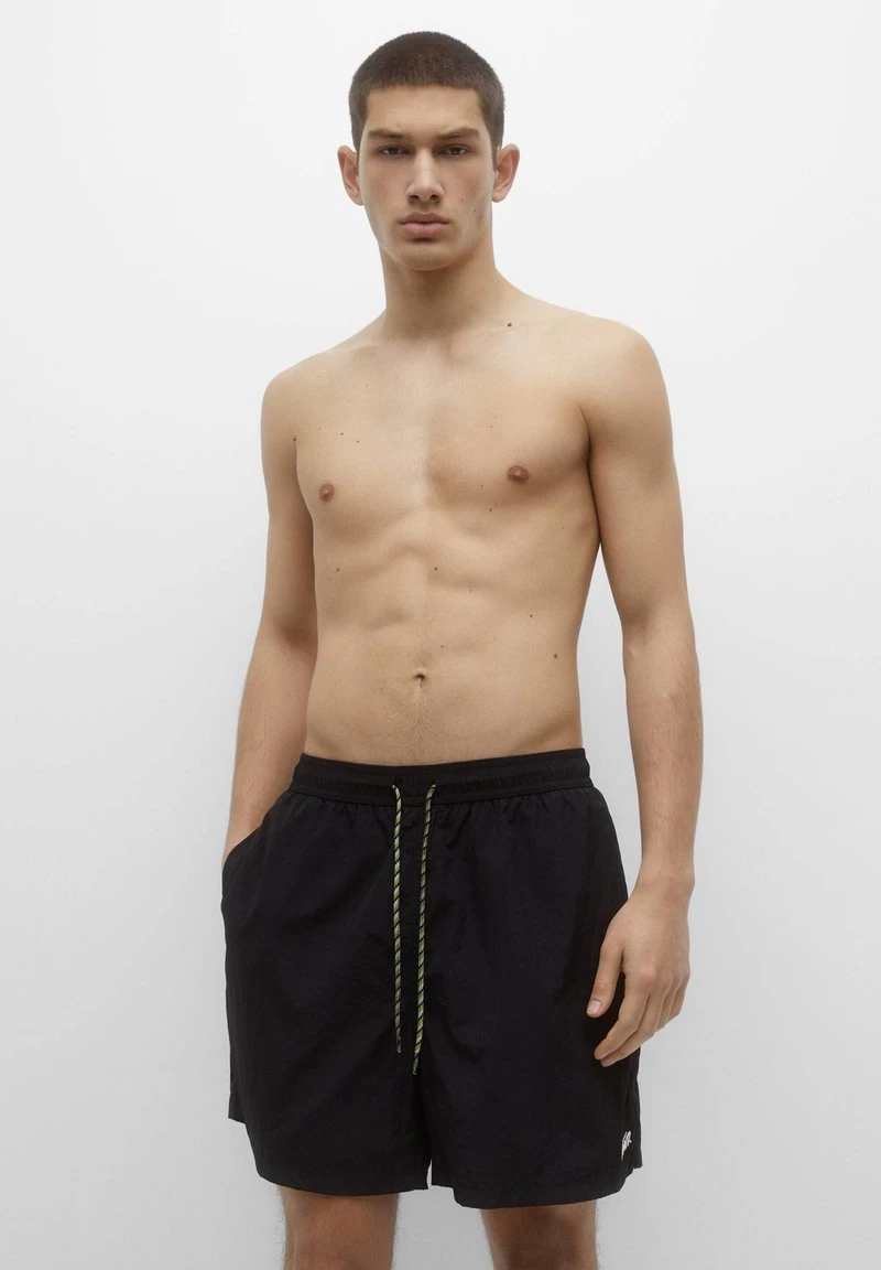 PULL & BEAR BASIC WITH ELASTIC WAISTBAND - Badeshorts - Black 5 PULL & BEAR BASIC WITH ELASTIC WAISTBAND - Badeshorts - Black – Bild 3