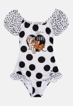 Monnalisa WARNER BROS TOM AND JERRY COSTUME INTERO POIS - Badeanzug - White/black -Badebekleidungsgeschäft 5c42bfb0271d4aad92a1a021a6596b95 1