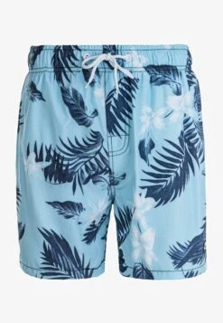 Cruz Badeshorts - Mottled Light Blue