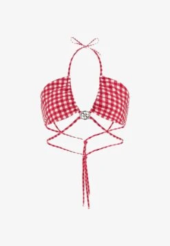 Guess MIT GINGHAM-KARO - Bikini-Top - Rot Merf -Badebekleidungsgeschäft 5f901710036e49e58d6030b60baa1bb8