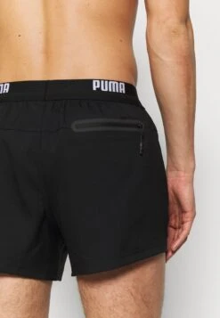 Puma SWIM MEN LOGO LENGTH - Badeshorts - Black -Badebekleidungsgeschäft 61567fe935564d2188750d0372ecaf08