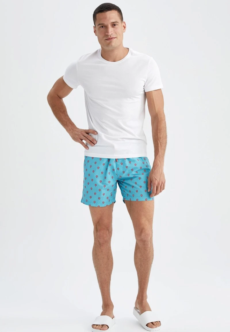 DeFacto LUKE - Badeshorts - Turquoise 4 DeFacto LUKE - Badeshorts - Turquoise – Bild 2
