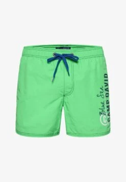 Camp David MIT LOGO PRINT - Badeshorts - Electric Green -Badebekleidungsgeschäft 66adf64b72844bb7a76ab76c5409f4ef