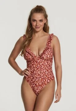 Shiwi BOBBY - Badeanzug - Frozen Choco Brown