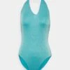 ESPRIT YALONG BEACH ONE SHOULDER SWIMSUIT - Badeanzug - Teal Blue -Badebekleidungsgeschäft 69cb73b9cd97451b8050521aef4407bf