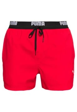 Puma SWIM MEN LOGO LENGTH - Badeshorts - Red -Badebekleidungsgeschäft 6b541abb021a4e3593787e02e5a89fdc 1
