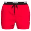 Puma SWIM MEN LOGO LENGTH - Badeshorts - Red -Badebekleidungsgeschäft 6b541abb021a4e3593787e02e5a89fdc
