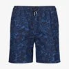 WILU AOP JR - Badeshorts - Navy -Badebekleidungsgeschäft 6d6599abdb314e4fbf339c8907d89e7f