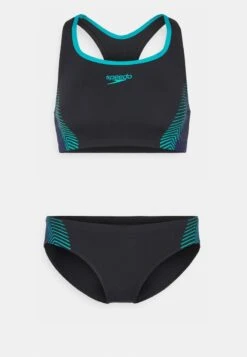 Speedo SET - Bikini - Black/chroma Blue/aquarium -Badebekleidungsgeschäft 6df8bc21d184450c9a4b3cee3c05bde7