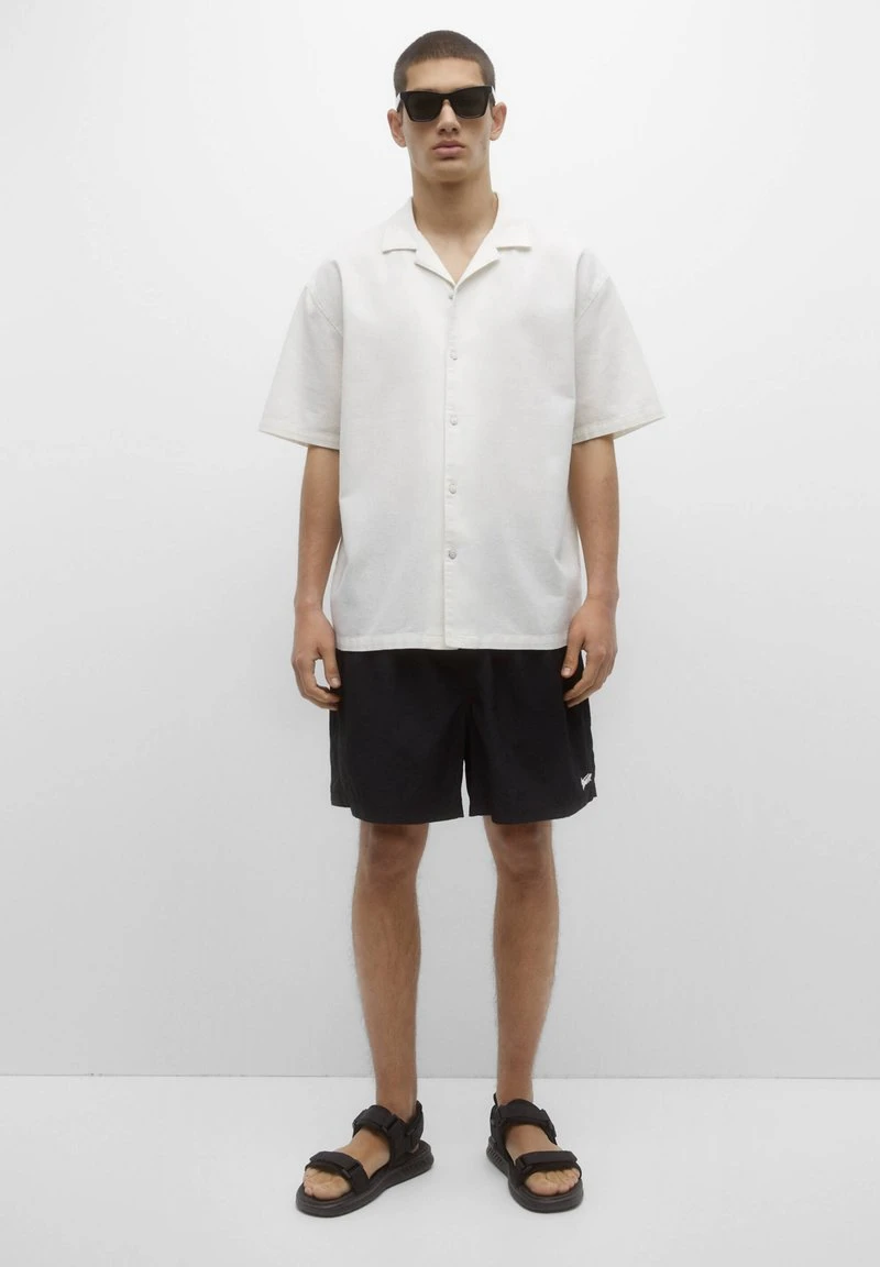 PULL & BEAR BASIC WITH ELASTIC WAISTBAND - Badeshorts - Black 6 PULL & BEAR BASIC WITH ELASTIC WAISTBAND - Badeshorts - Black – Bild 4