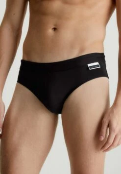 Calvin Klein Swimwear MONOGRAM - Badehose Slip - Pvh Black -Badebekleidungsgeschäft 7ce0cd62e28d491796f8f4cd13d4c2e3 1