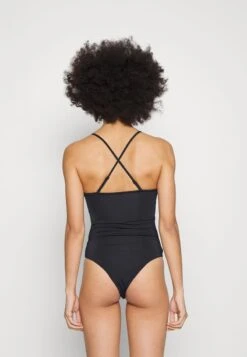 ONLY ONLALINE SWIMSUIT - Badeanzug - Black -Badebekleidungsgeschäft 7fc64ec16859493492ae8c6777c50014