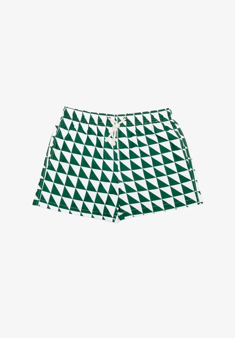 CAPRERA - Badeshorts - Verde E Bianco 7 CAPRERA - Badeshorts - Verde E Bianco – Bild 5