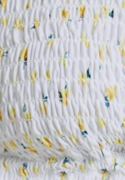 BERSHKA SMOCKED - Bikini-Hose - Off White -Badebekleidungsgeschäft 84414c1a5fec4ac1b265718ead832332