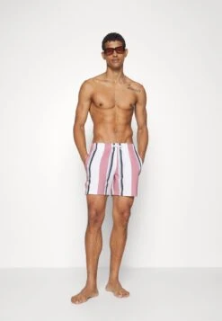 Hollister Co. ELEAVTED ESSENTIALS STRIPES - Badeshorts - Pink 9 Hollister Co. ELEAVTED ESSENTIALS STRIPES - Badeshorts - Pink -Badebekleidungsgeschäft 865bdde5160c487c89cec2b47c61a9b1
