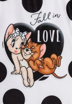 Monnalisa WARNER BROS TOM AND JERRY COSTUME INTERO POIS - Badeanzug - White/black -Badebekleidungsgeschäft 892ba85f3d7f471e9f27d4191c69840e