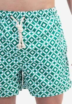 TAORMINA - Badeshorts - Verde E Bianco -Badebekleidungsgeschäft 8d4ed545fd38471fae3fd3eab7cf8d4f