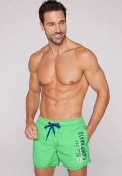 Camp David MIT LOGO PRINT - Badeshorts - Electric Green -Badebekleidungsgeschäft 8da84941221344cb99f82032273d6f22 1