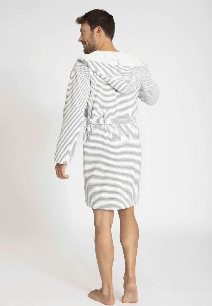 Marc O'Polo Bademantel - Off White 4 Marc O'Polo Bademantel - Off White – Bild 2