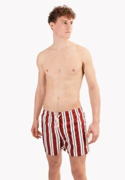 RICCIONE - Badeshorts - Rosso Bianco E Blu