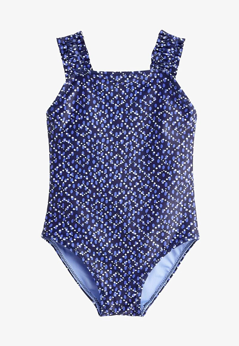 Next RUCHED SLEEVE - Badeanzug - Blue Woodblock 6 Next RUCHED SLEEVE - Badeanzug - Blue Woodblock – Bild 4