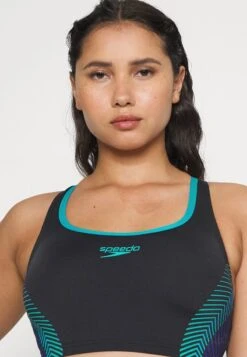 Speedo SET - Bikini - Black/chroma Blue/aquarium -Badebekleidungsgeschäft a62c40f771e34441b0bbb1705c114082