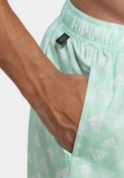 Adidas Sportswear LOGO PRINT - Badeshorts - Pulse Mint White -Badebekleidungsgeschäft a9503267397c4b2fb56a6b8c3df17b07