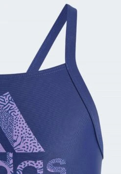 Adidas Sportswear BIG LOGO - Badeanzug - Victory Blue/ Violet Fusion -Badebekleidungsgeschäft b18815d873ea4cd2b5bac0cf37e112ae