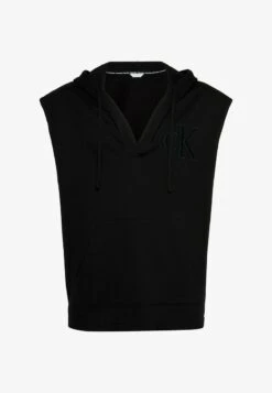 Calvin Klein Swimwear UNISEX HOODIE - CK AUTHENTIC - Strandaccessoire - Pvh Black -Badebekleidungsgeschäft b1abe07dd7d84534a8ce2af3c05fa8fe