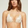 Calzedonia TRIANGEL MIT ABGESTUFTER WATTIERUNG MELBOURNE - Bikini-Top - Gold Marble -Badebekleidungsgeschäft b1d130bfb9e349a8a6c270f21249016f
