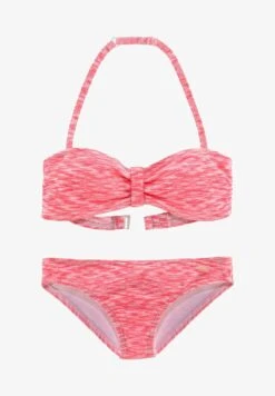 VENICE BEACH BANDEAU - Bikini - Schwarz / Weiß -Badebekleidungsgeschäft b3596b6777cd458685a0d7d1422ccd98