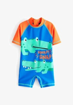 Next SUNSAFE ALL IN ONE STANDARD - Badeanzug - Blue Stripe Crabs -Badebekleidungsgeschäft cf4630a5b741477c9faf1337b524bccb