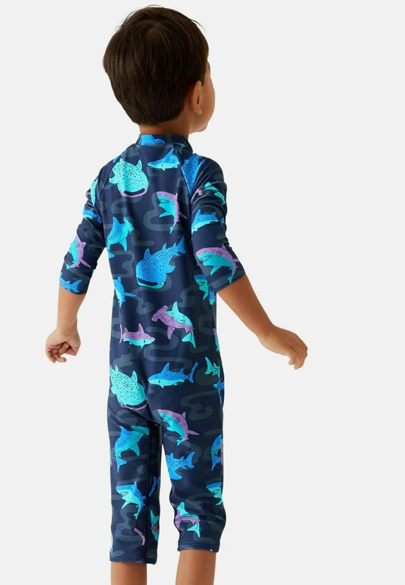 Marks & Spencer SHARK ALL IN ONE - Badeanzug - Indigo Mix 4 Marks & Spencer SHARK ALL IN ONE - Badeanzug - Indigo Mix – Bild 2