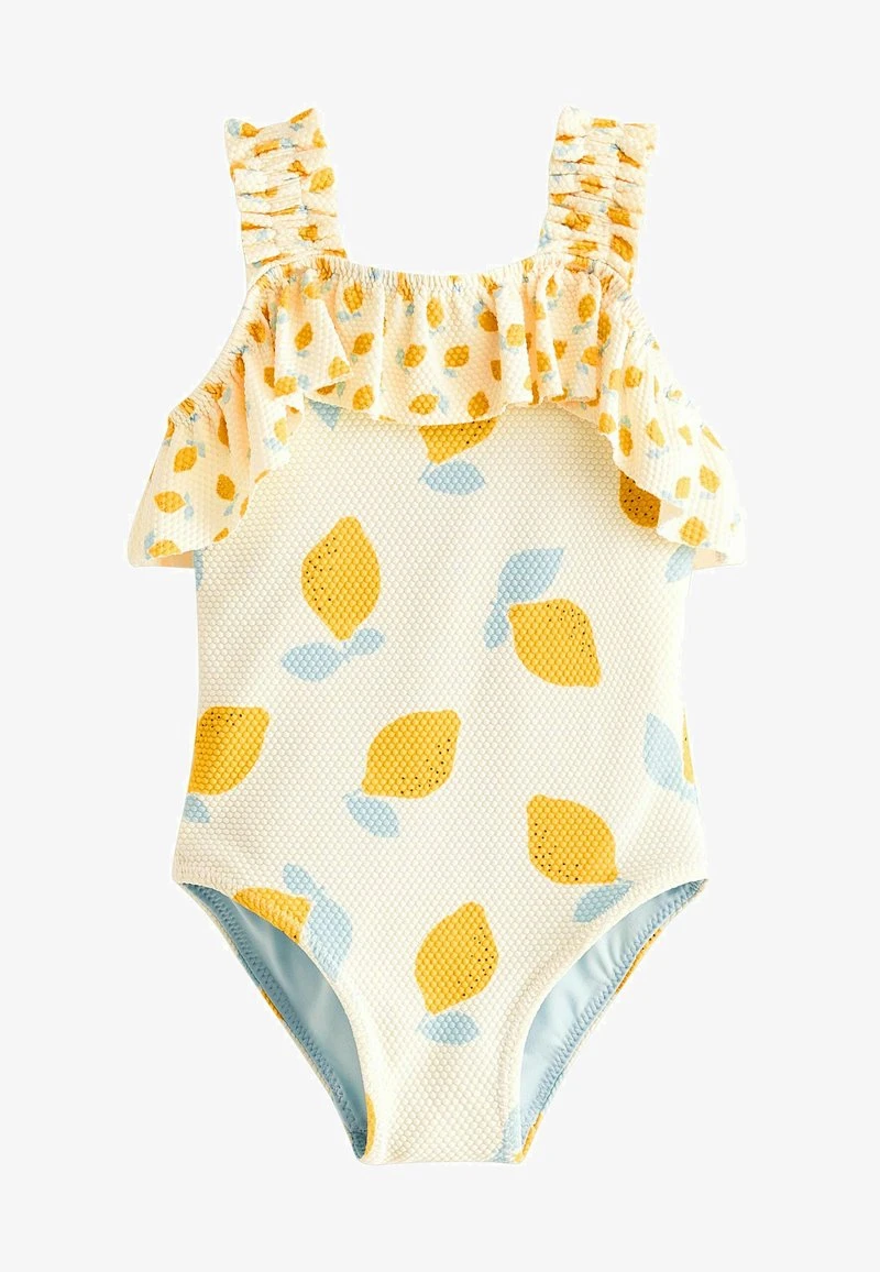 Next RUCHED SLEEVE - Badeanzug - Blue Woodblock 8 Next RUCHED SLEEVE - Badeanzug - Blue Woodblock – Bild 6